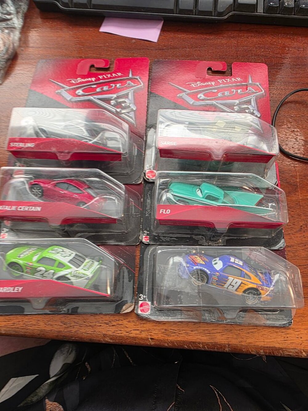 DISNEY PIXAR CARS 3 ALL BRAND NEW IN CARDDBOARD DISPLAYS